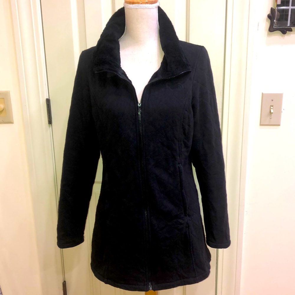 Black North Face Quilted Jacket